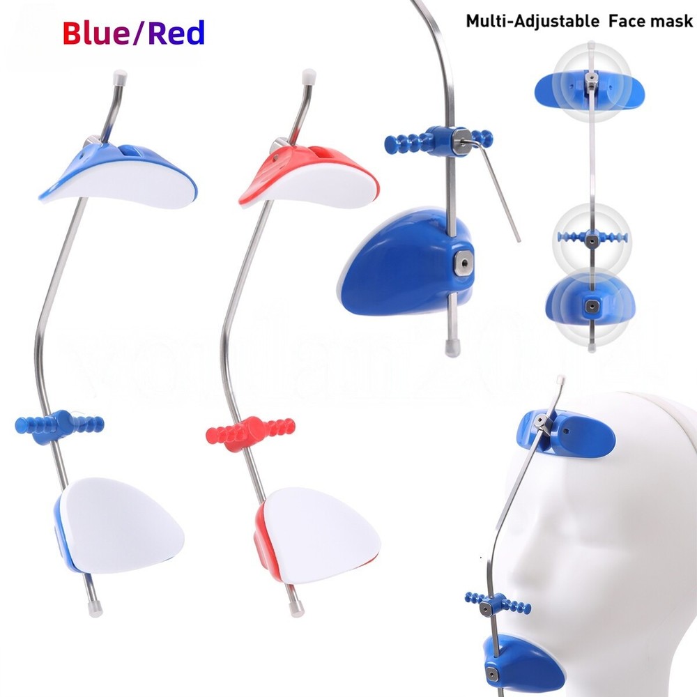 Dental Orthodontic Reverse Pull Headgear Facemask  Adjustable Facial Mascara