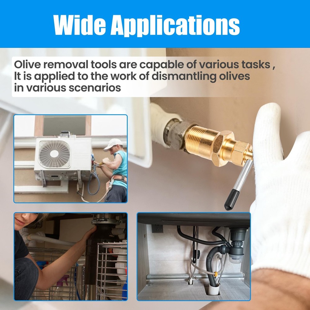 Wisscool Olive Puller Pipe Remover Ferrule Corrosion-Resistant...