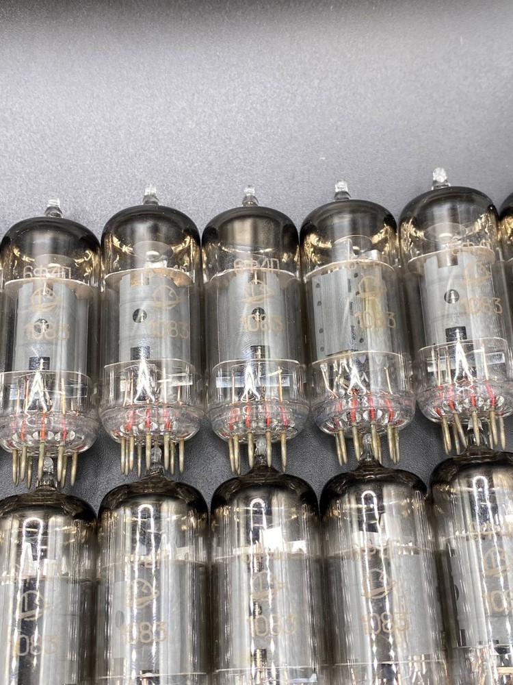 27Pcs 6F4P ( ECL84, 6DX8, 6DQ8 ) HF Triode - Pentode tubes New Same Date 10/83