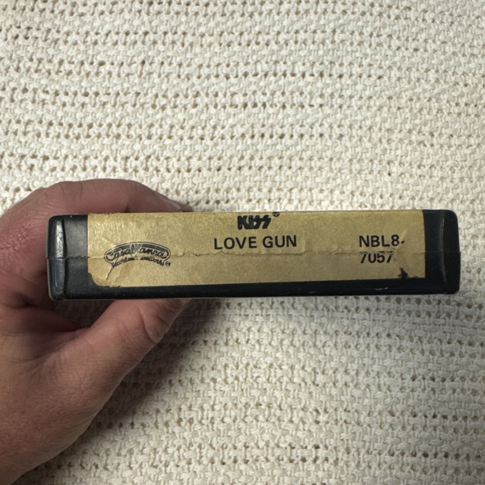 Vintage Kiss 8 Track Tape - Love Gun (NBLB-7057) Untested.