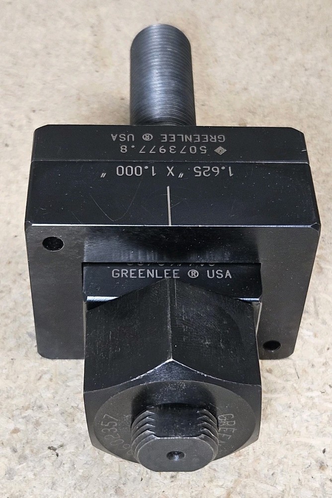 Greenlee No. rectangular punch 1" x 1.625" - U.S.A. made - rectangle