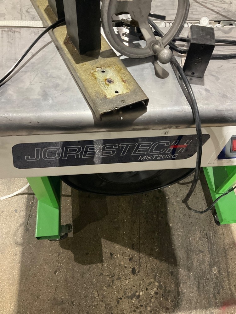JORESTECH YS-A2H SEMI-AUTOMATIC STRAPPING MACHINE USED