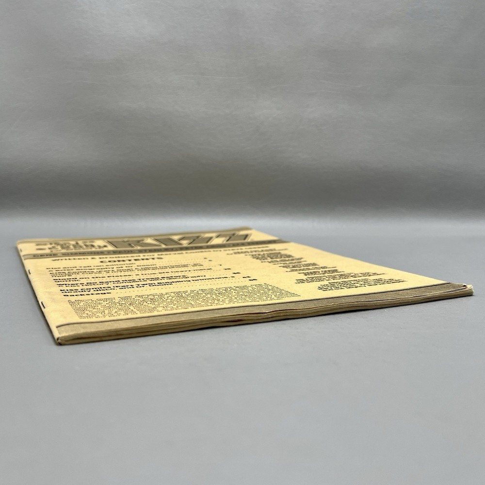 Kiss Stan Lee Rock Steady Comic Book For Marvel Comics Steve Gerber 1977