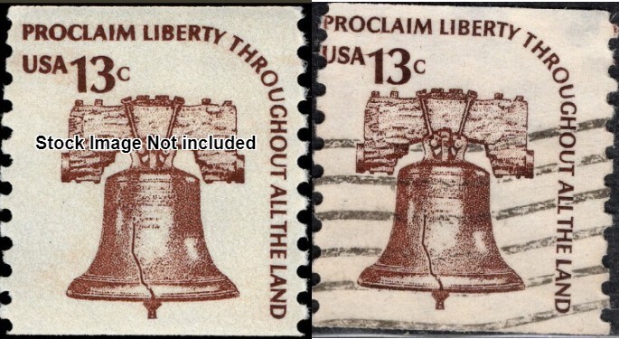 Perfectly Flawed EFO SN 1618 Used Error - Liberty Bell - Misperf