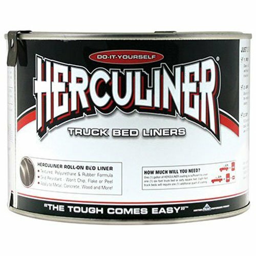 Herculiner HCL0B7 Brush-on Bed Liner - Quart