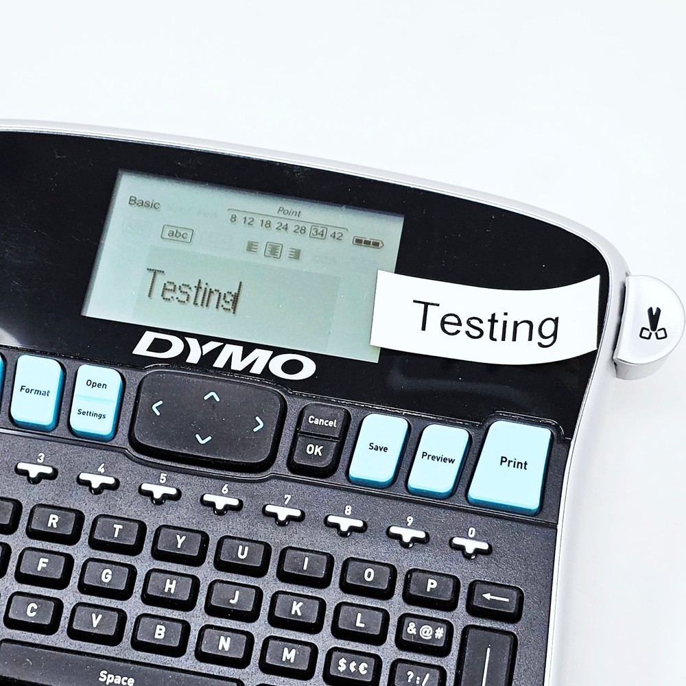 Dymo LabelManager 360D Desktop Label Maker Thermal Printer w Battery AC Adapter