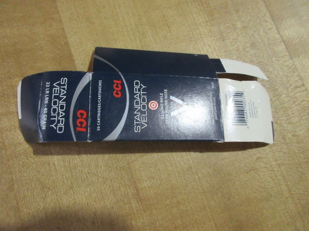 Empty Ammo box 22 cal.  CCA Target     (#32) (w20)