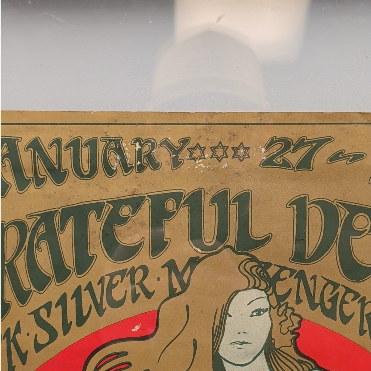 GRATEFUL DEAD FD 45-1 AVALON BALLROOM CONCERT POSTER 1967 Dead Classic Vintage