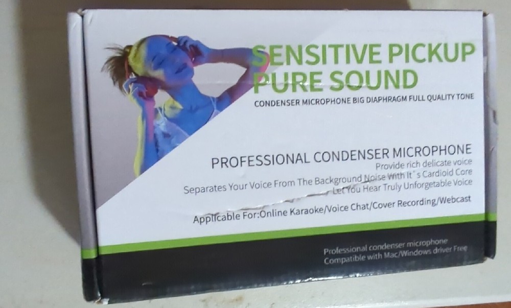 USB Podcast Microphone Computer or Laptop Condenser