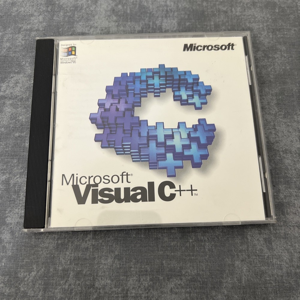 Microsoft Visual C++ Windows Version 4.0 - original CD With Key