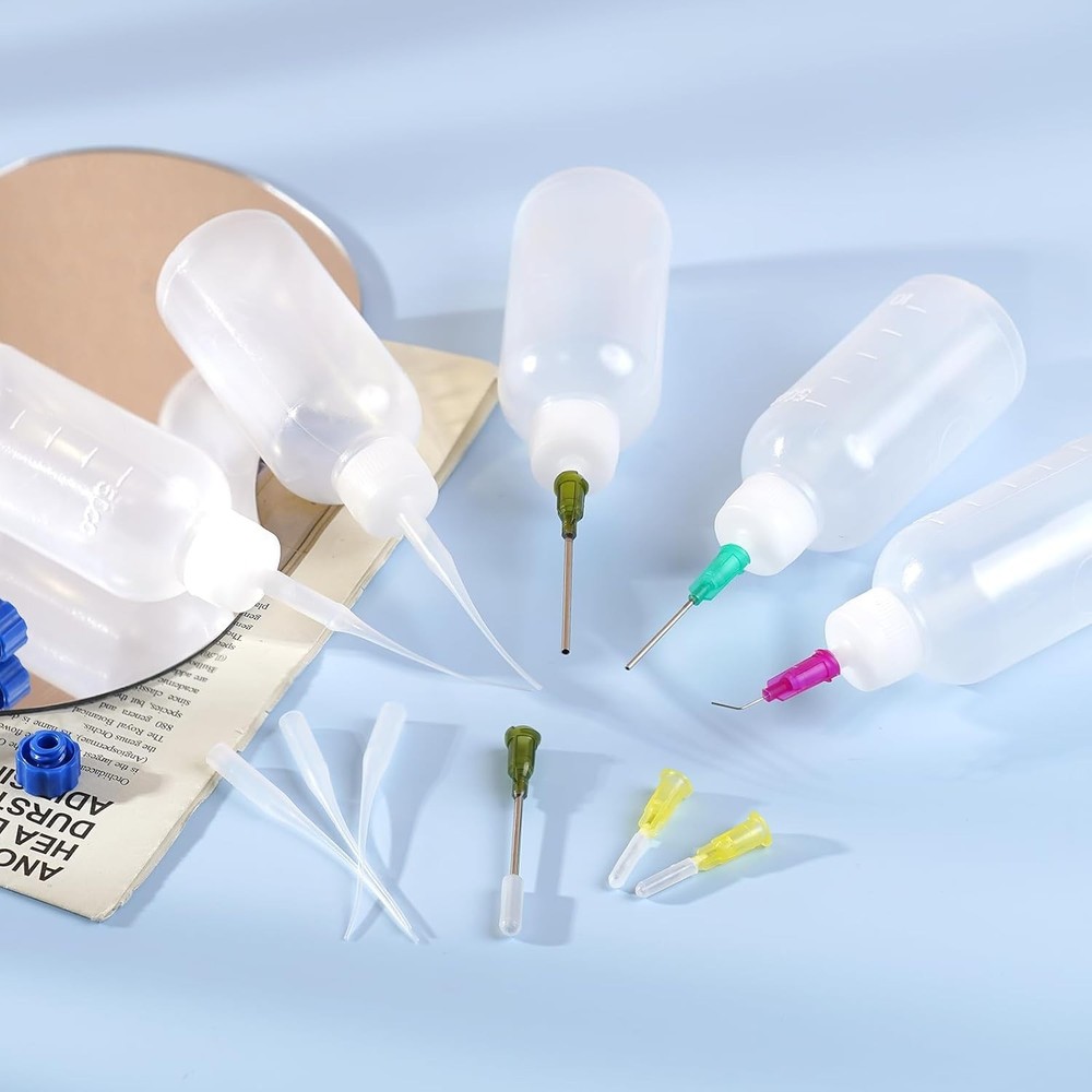 30ml Glue Precision Tip Applicator Bottle,Needle Squeeze Bottle with