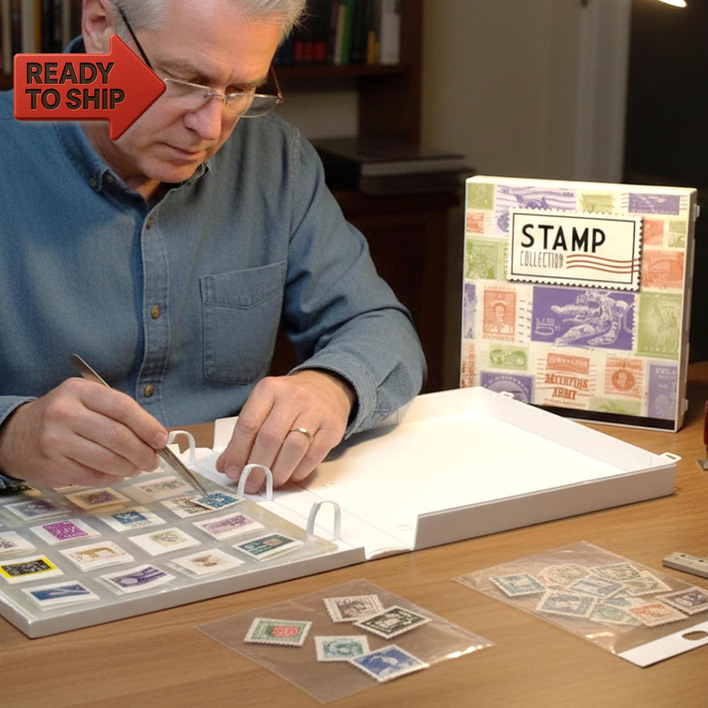 Unikeep Stamp Collection Binder Kit