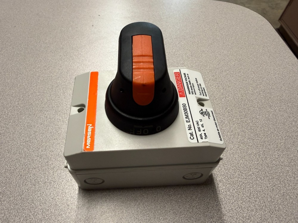 DISCONNECT SWITCH, 40 AMP, 600VAC, MERSEN EJM30BS0