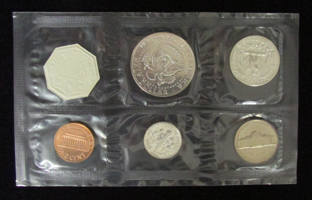 1964 US Proof 5 Coin Set in Cello Pack