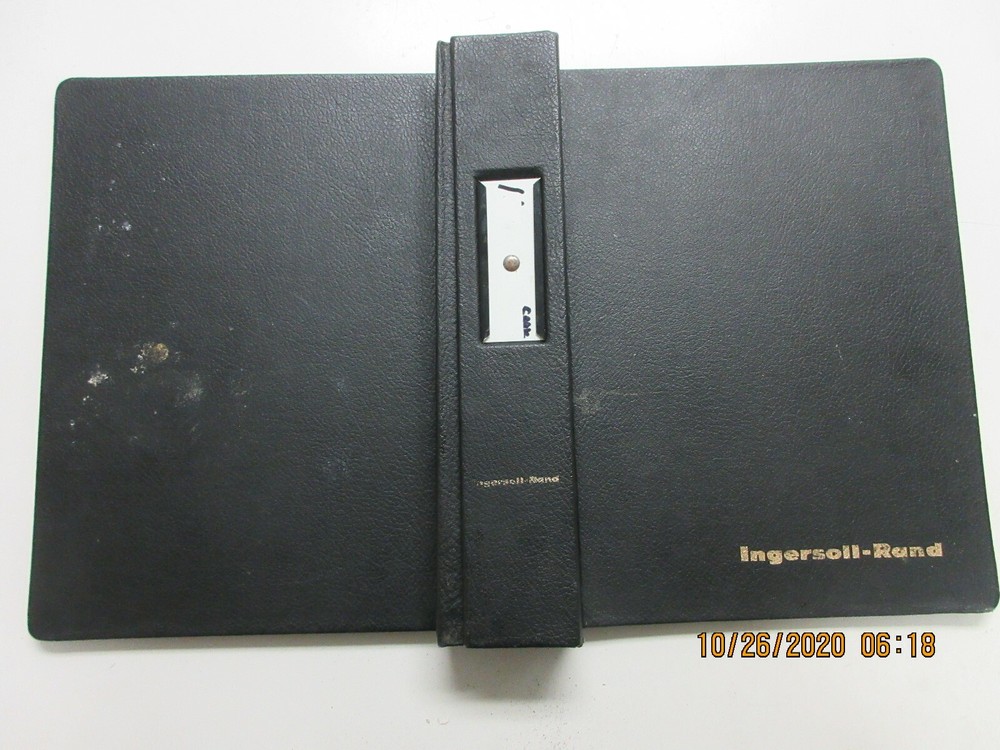 Ingersoll-Rand Sales Binder Folder Notebook