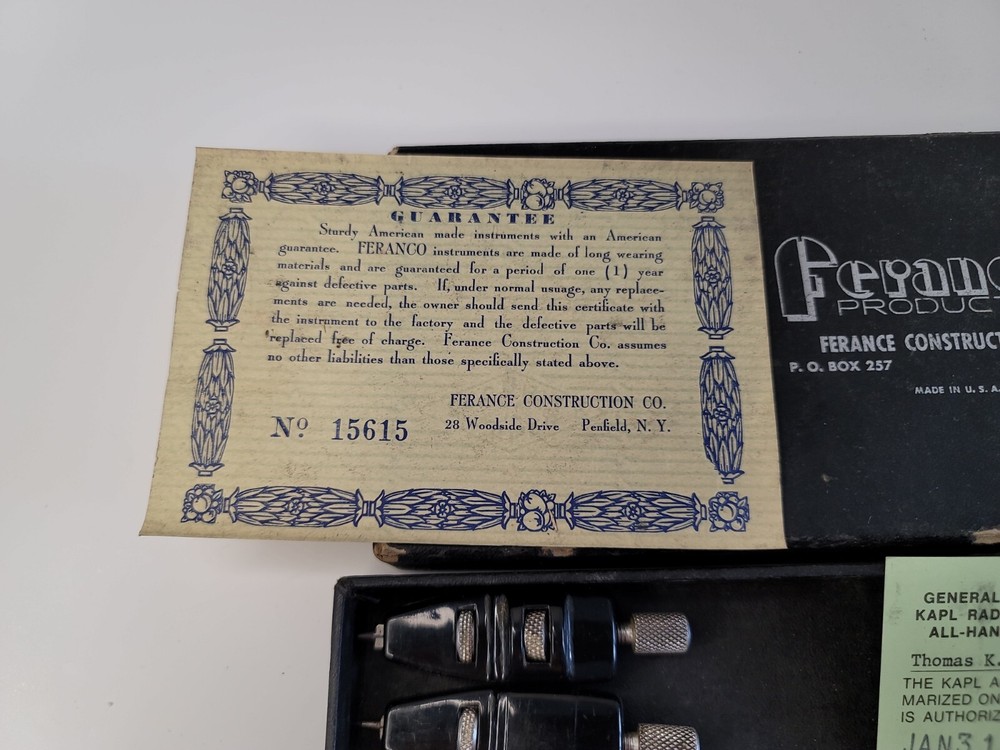 Feranco Products Aluminum Section Marking Scribe Kit For Large Circles