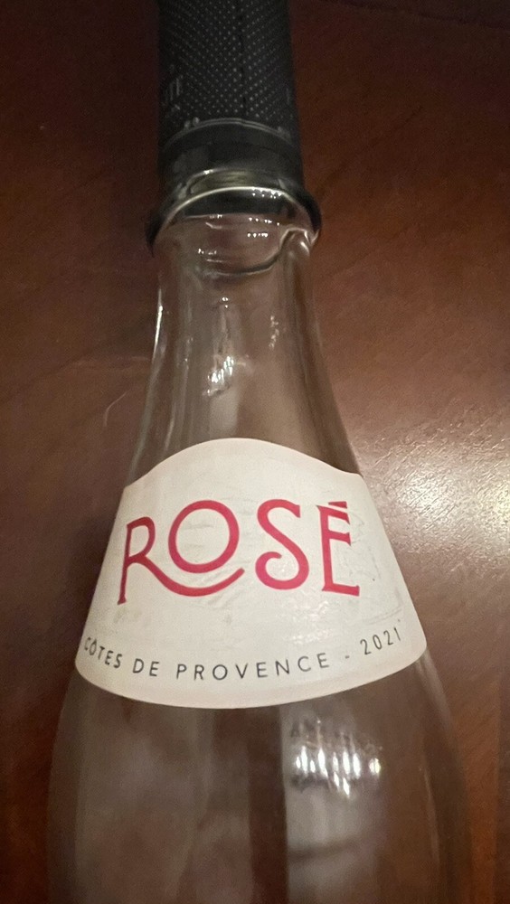 Cotes De Provence Rose Empty Wine Bottle with cork - 750 ml