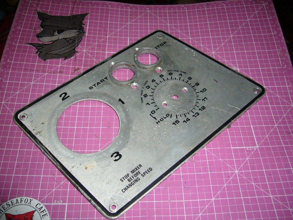 Hobart D300 Switch & Timer Plate, clean used.