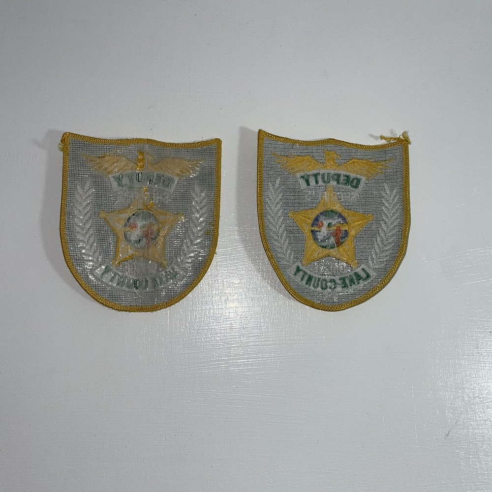 Lake County Sheriff's Dept. Deputy (Florida) shoulder patch Bundle Lot 2