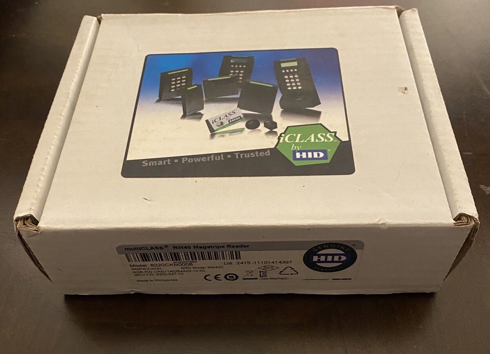 NEW HID multiCLASS SE RM40 Magstripe Reader Model:6220CKN000B