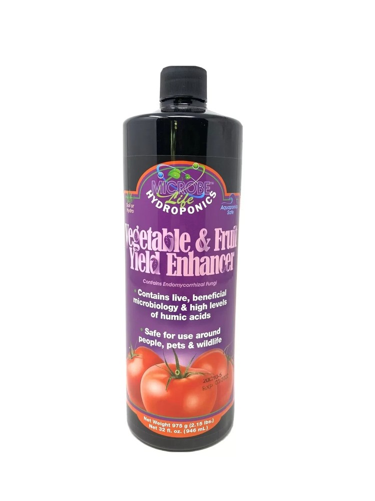 Microbe Life Vegetable & Fruit Yield Enhancer 1 Qt. - Bioactive Soil Conditioner