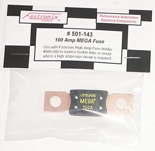 Fastronix MEGA/AMG Bolt Down Fuse 100 Amp