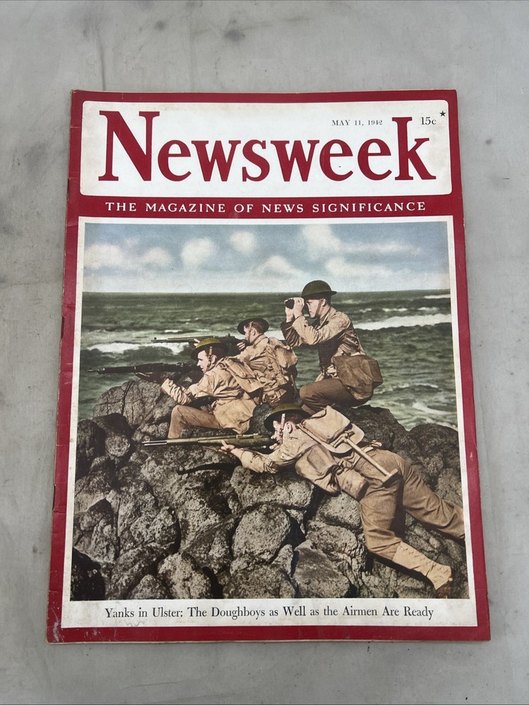 WW2 US Newsweek Magazine May 1942 Yanks (EE671