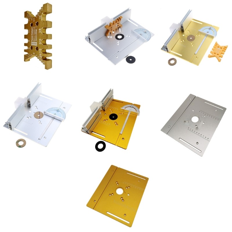 Aluminum Router Table Insert Plate Multifunctional Trimmer Engraving Machine