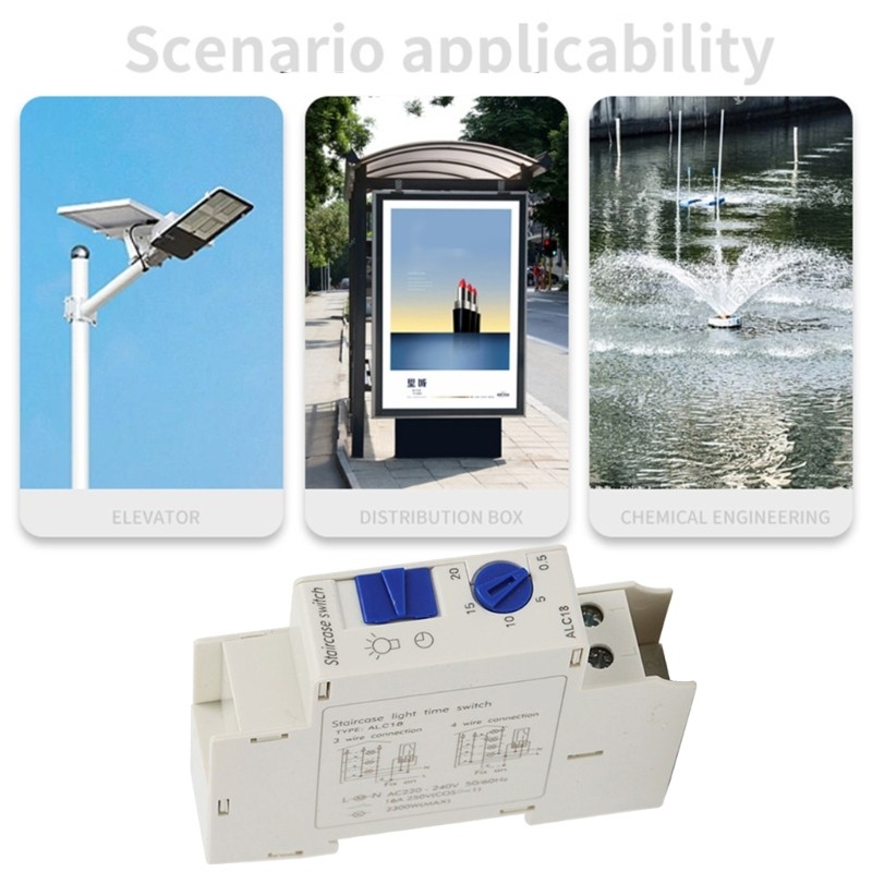 Staircase Lighting Timer Switches Lighting Controller Easy to Installation