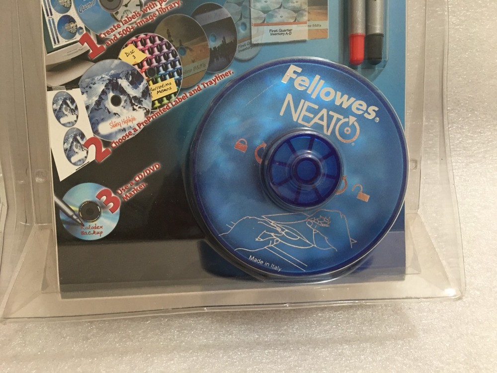 Fellowes Neato Label Suite for CD & DVD Labeling System