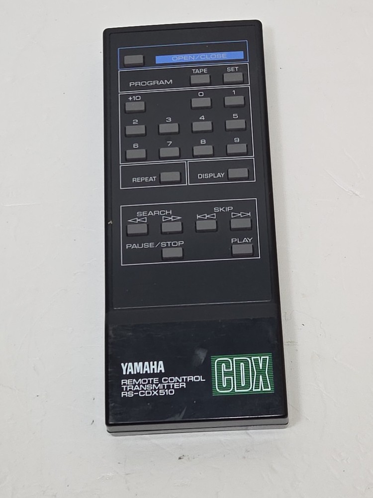 Yamaha CDX Remote Control RS-CDX510 CD Player Replacement OEM - TESTED