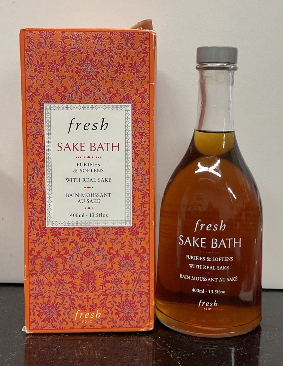 Fresh Sake Bath - Purifies & Softens Soothing Soak - 13.5 oz As Pictured