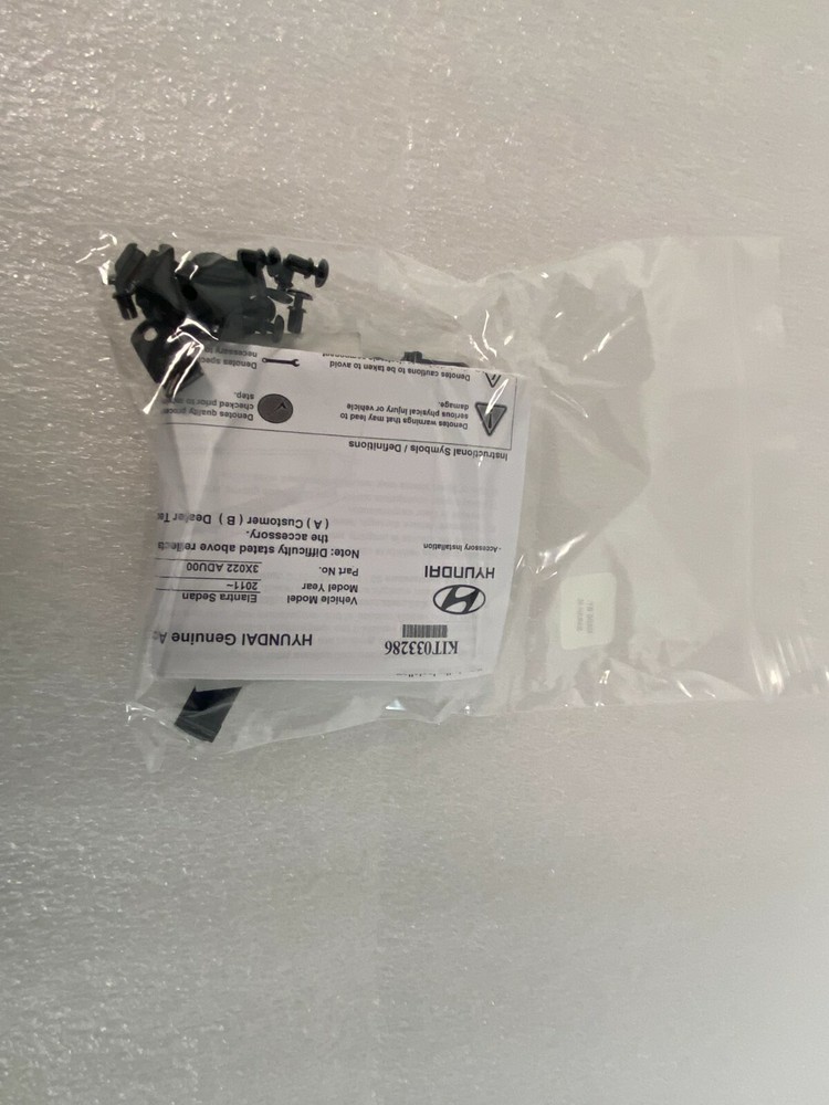 Hyundai Elantra 2011-2016 Side Window Vent Visor Sun Rain Deflector Guard OEM