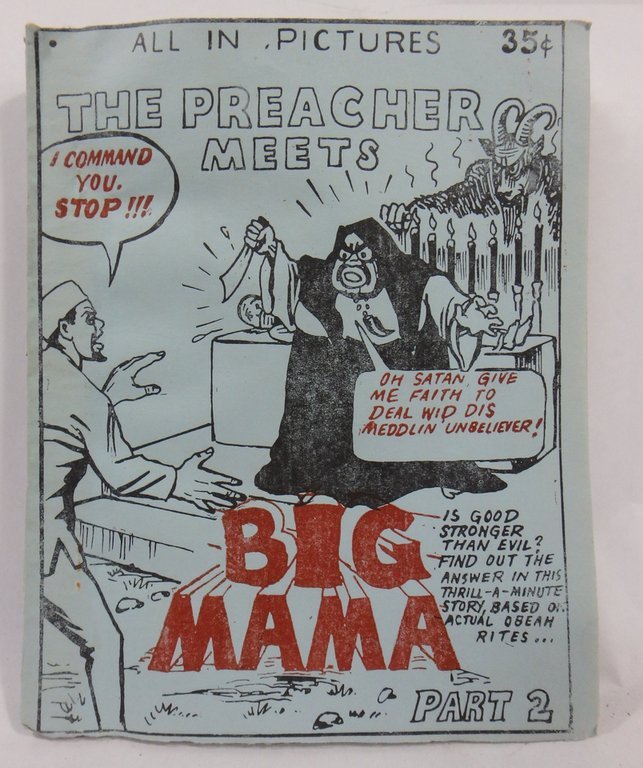 VINTAGE 1967 BIG MAMA COMIC BOOK BY BLACK AFRICAN CARTOON ARTIST RUDY SEYMOUR
