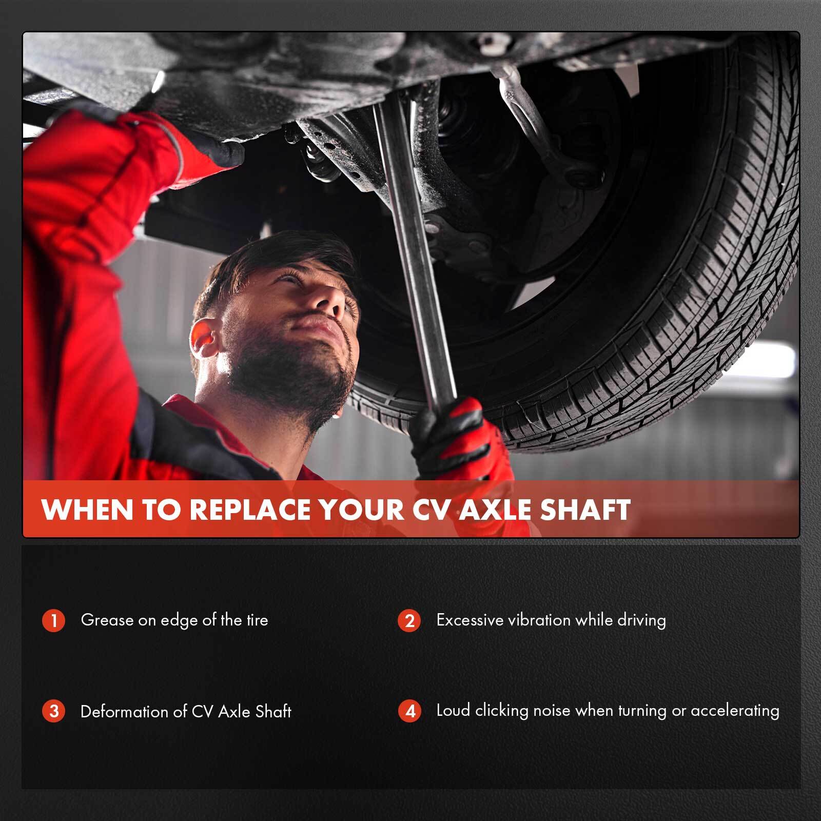 2x Front Left & Right CV Axle Assembly for Toyota Highlander 08-13 V6 3.3L 3.5L