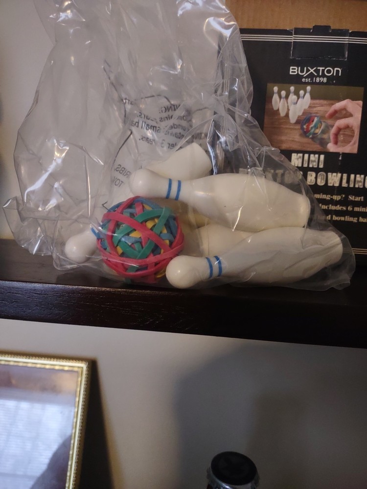 Mini Desktop Bowling Set Buxton NIB
