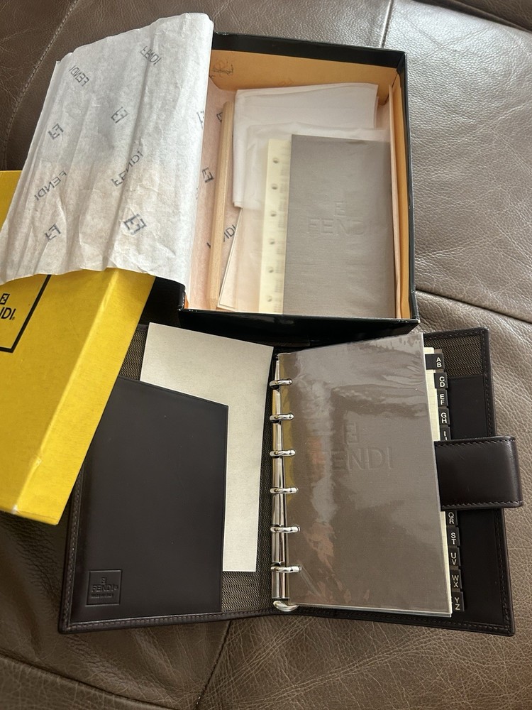 Fendi Zucca Planner Brand New