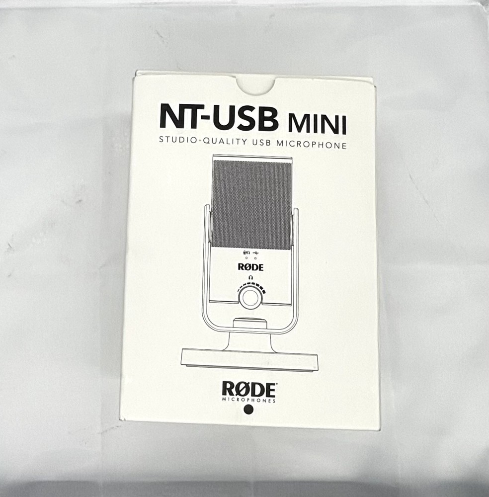 RODE NT-USB Mini Versatile Studio-quality Condenser USB Microphone Black