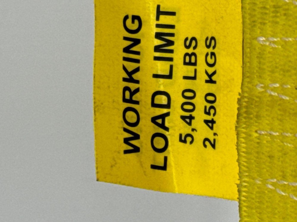 4"X30' Winch Strap with Chain Hook 2 Pack