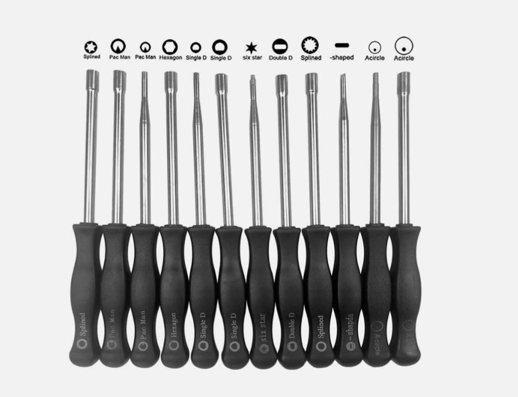 12 Pcs Screwdriver Carb Adjustment Tool Tune up Kit 2 Cycle W/ Cleaning Brush