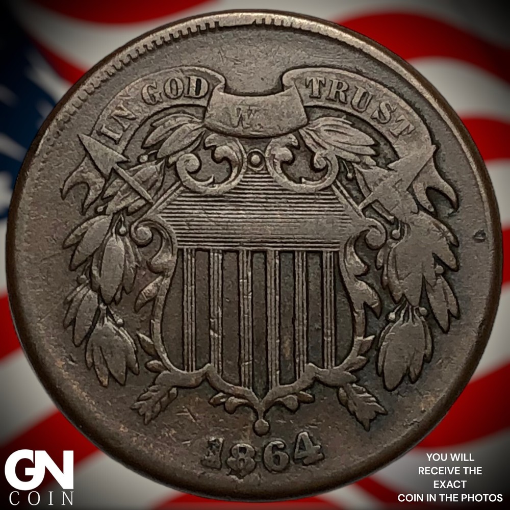1864 2 Cent Piece  M0905