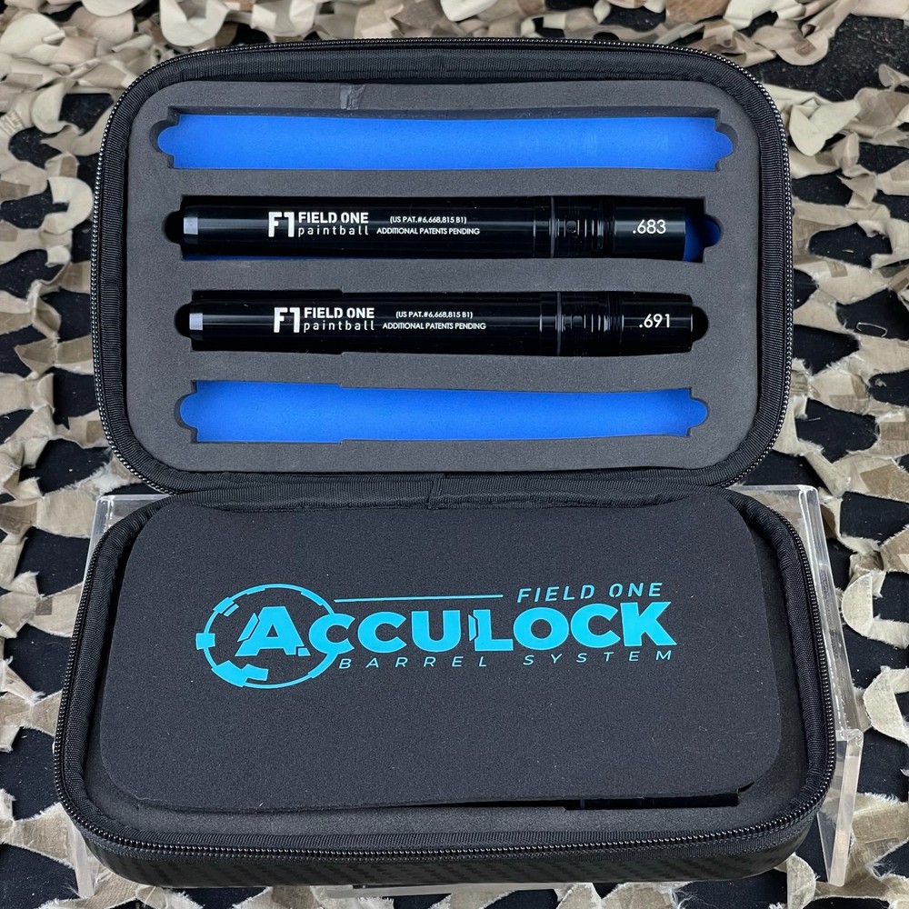 Field One Acculock Barrel Complete Insert Kit - Autococker Threaded - Blackout