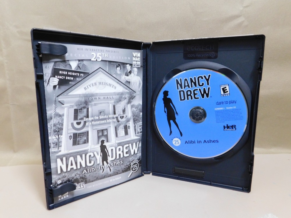 Nancy Drew PC DVD Rom CD Rom Game Fun Pick & Choose Computer Game Lot