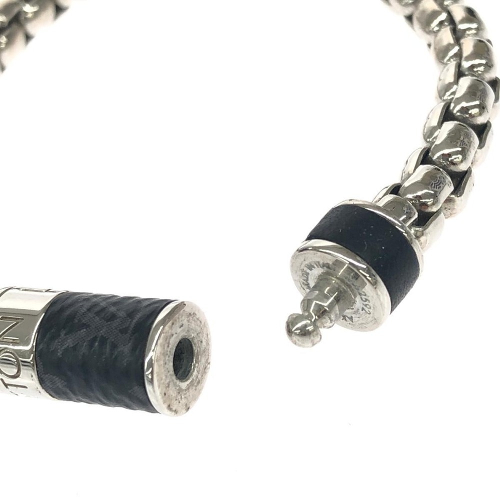 LOUIS VUITTON Monogram Eclipse Chain Bracelet M62592 780891