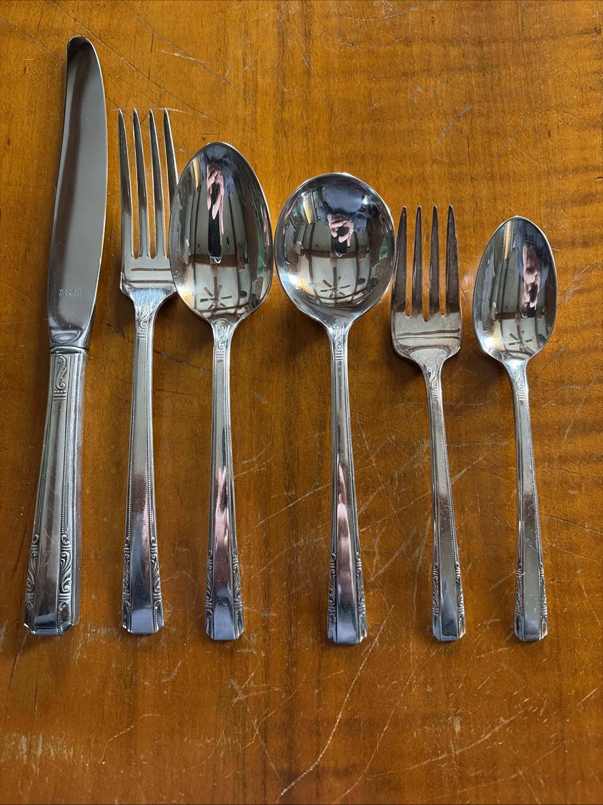 Harmony House Wallace XXXX Quadruple SilverPlate “Personality” 65 Pieces Nice