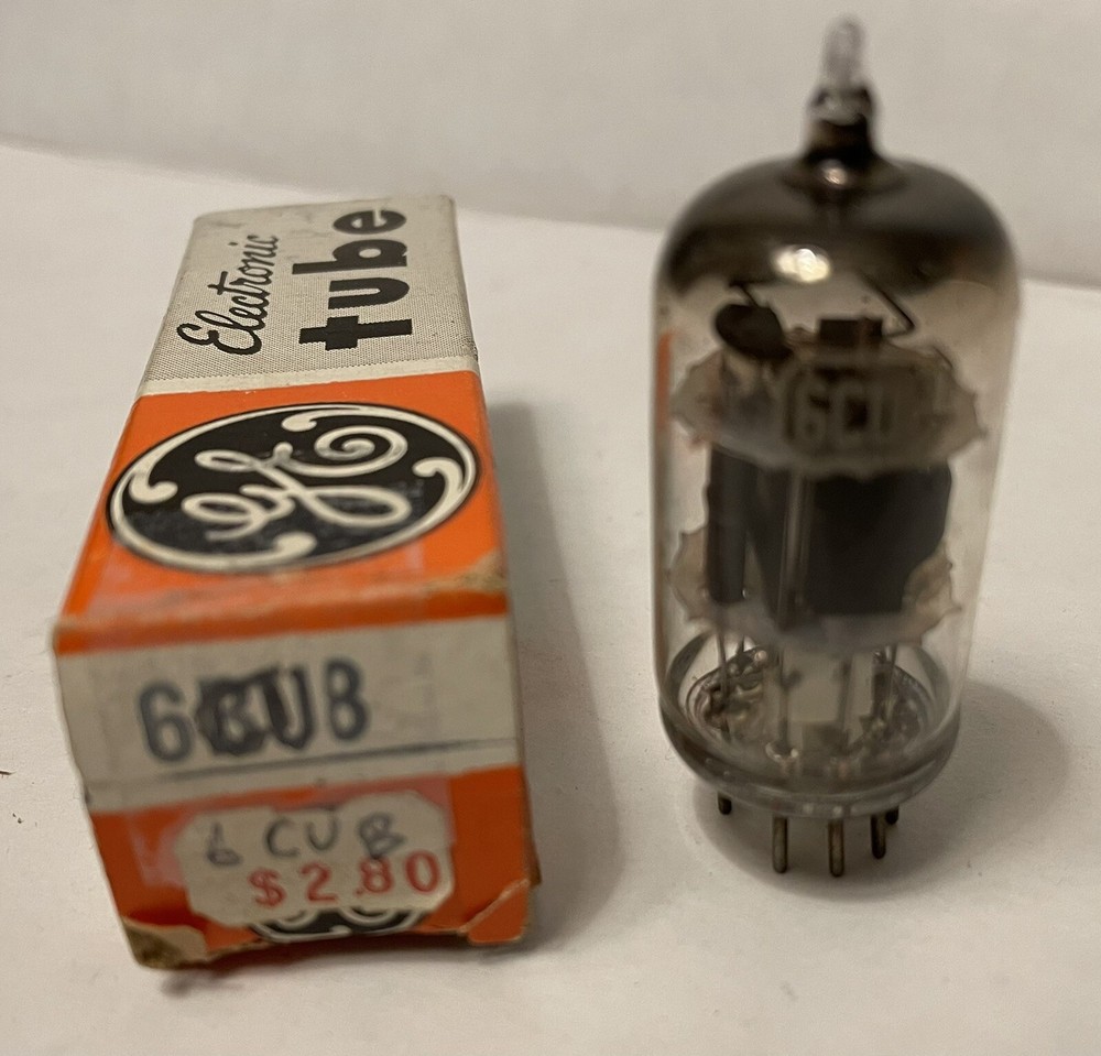 GE 6CU8 Electronic Tube