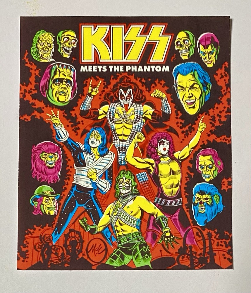KISS STICKER  3.75” x 3”