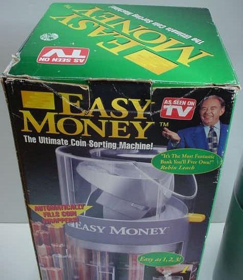 Easy Money Coin Sorting Machine with Box