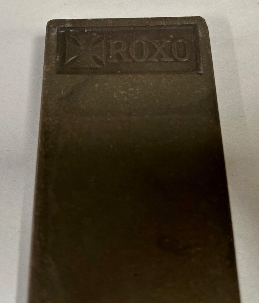 Vintage ROXO Chisel Razor Hone Sharpener Sharpening Stone (A7)