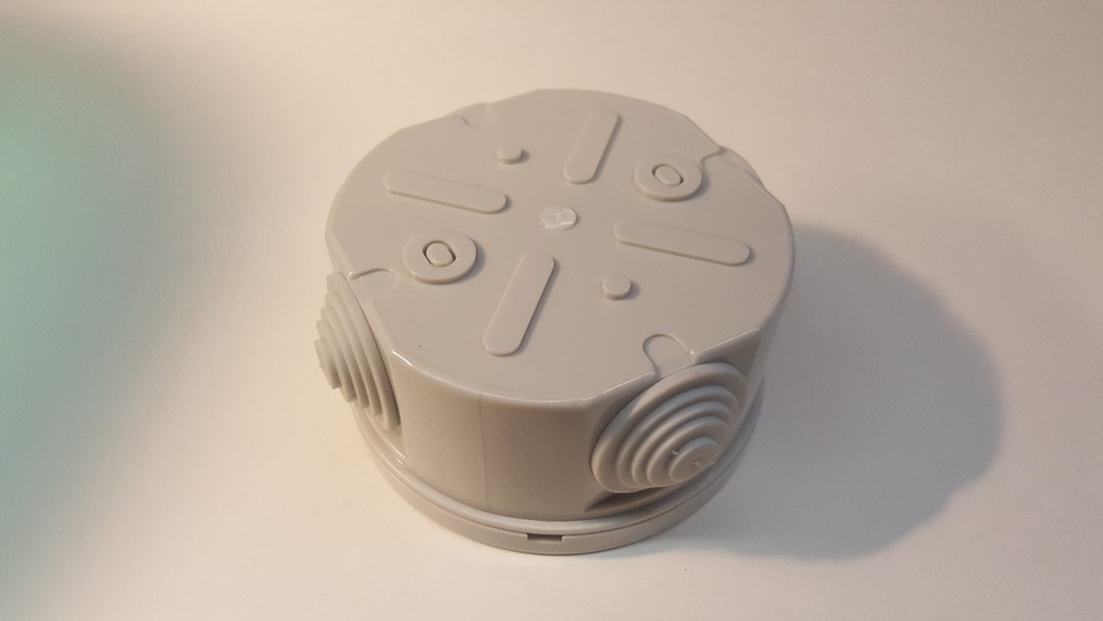 IP44 Round Waterproof Weatherproof Junction Box Plastic Electric Enclosure Case